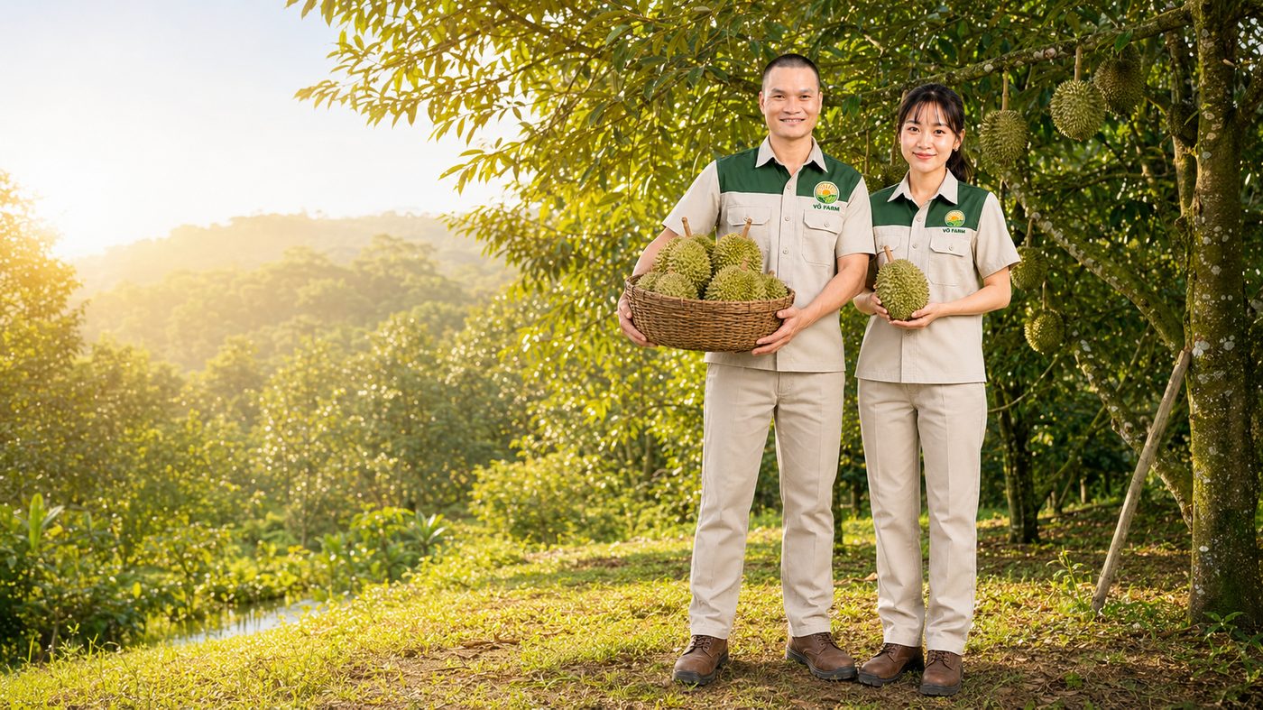 Vườn sầu riêng bón phân theo giai đoạn — Võ Farm